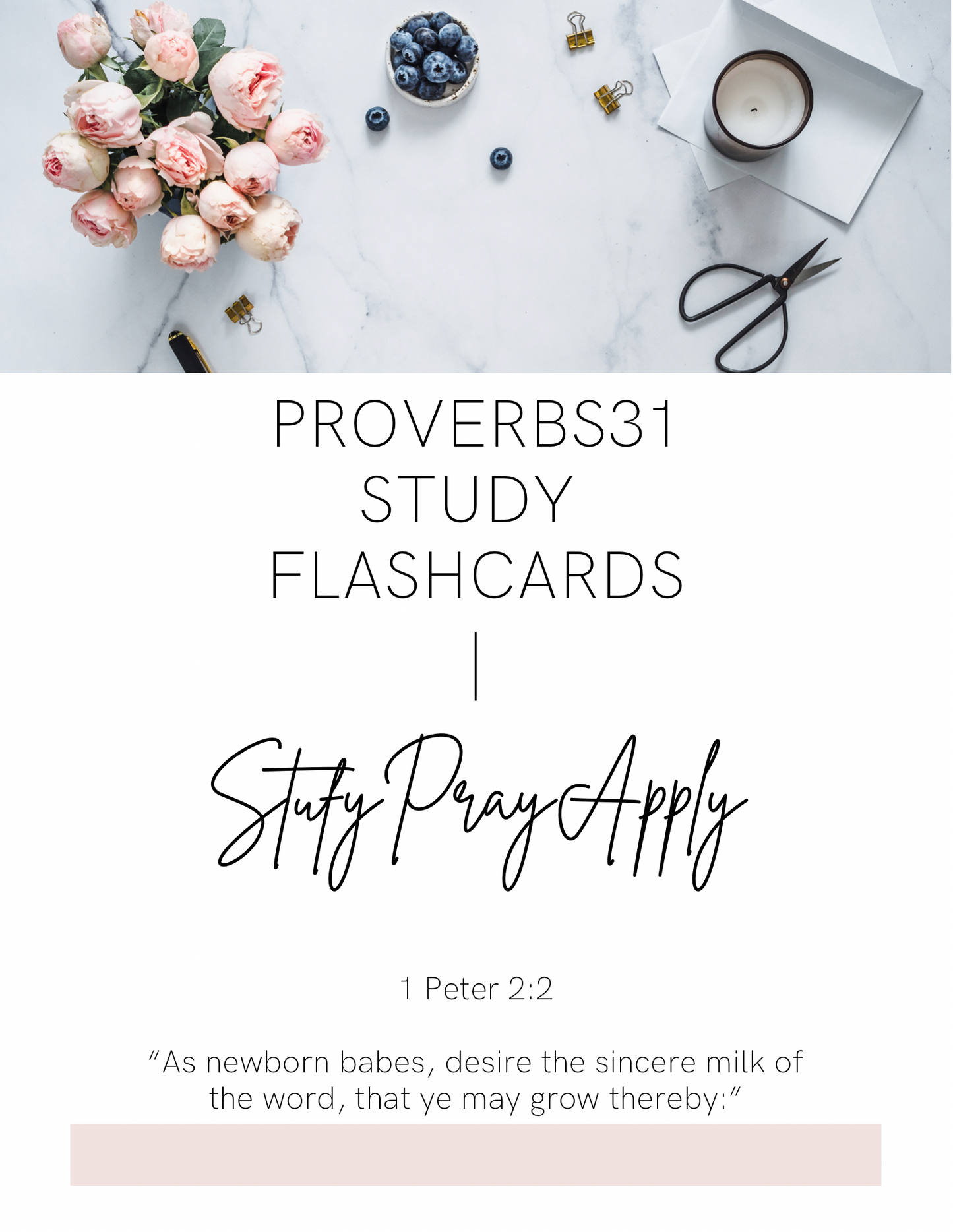 PDF Proverbs31 Flash Cards (READ DESCRIPTION BOX)